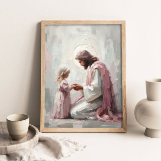 Verstanden und geliebt, Christliche Malerei, Jesus Poster