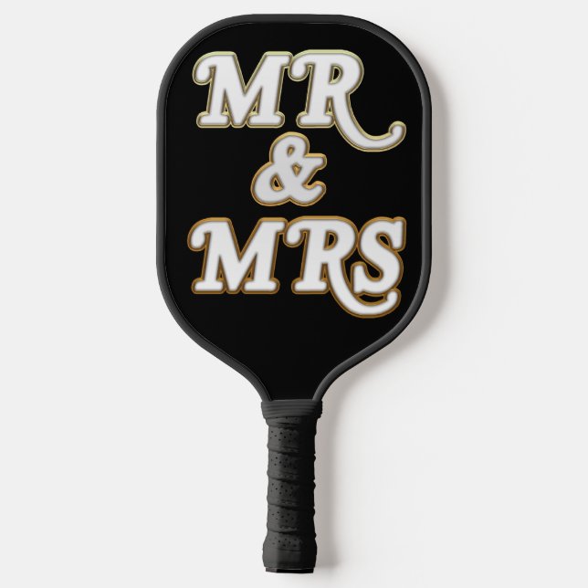 Verstärken Sie die Spielzeit mit den eleganten Mr. Pickleball Schläger (Rückseite)