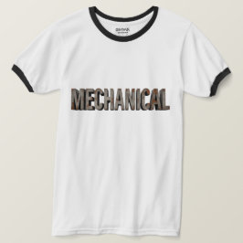Verstärkte Industriemetall 'MECHANISCH' Klingelton T-Shirt