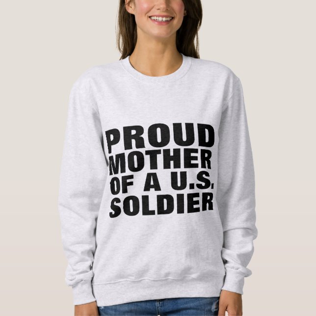 VERSTÄRKTE MUTTER EINES US-SOLDIER-T - Shirt (Vorderseite)