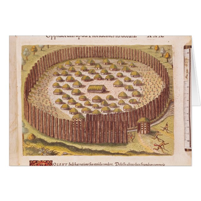 Verstärktes indisches Dorf, von 'kurzen 2 (Vorderseite (Horizontal))