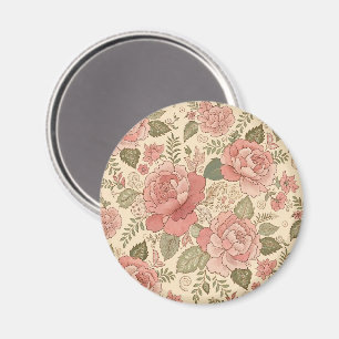 Verstaubte Florale Muse - Verstaubte Rosen-Salbei- Magnet