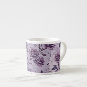 Verstaubte Lavendel-Rosa-Träumerische Farbtöne Flo Espressotasse