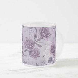 Verstaubte Lavendel-Rosa-Träumerische Farbtöne Flo Mattglastasse