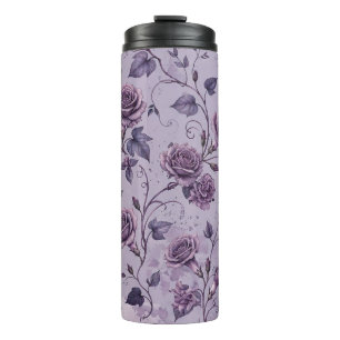 Verstaubte Lavendel-Rosa-Träumerische Farbtöne Flo Thermosbecher