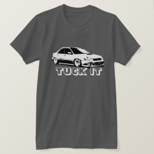 Verstauen Sie es Stanced Subaru Wrx WTI-vektorbild T-Shirt