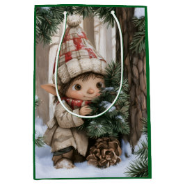 Versteck-Elf Mittlere Geschenktüte