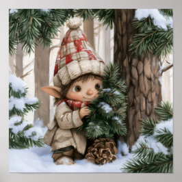 Versteck-Elf Poster