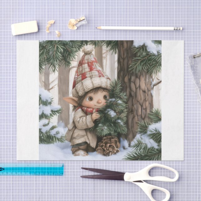 Versteck-Elf Seidenpapier (Handwerk)