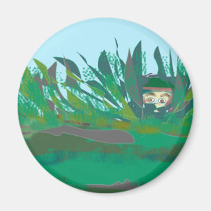 Verstecken-heraus Magnet