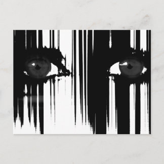 Verstecken hinter dem Schmerz Postkarte