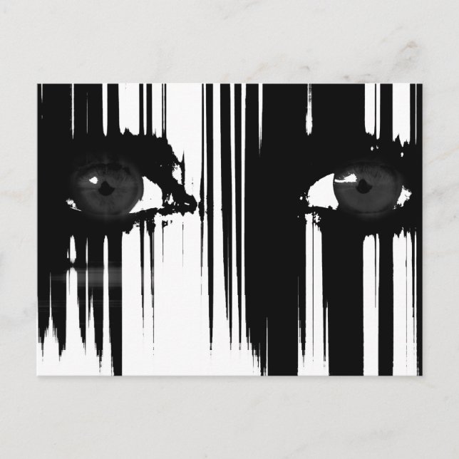 Verstecken hinter dem Schmerz Postkarte (Vorderseite)