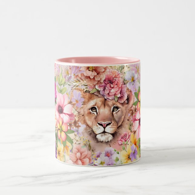 Verstecken in Schlichter Sicht Zweifarbige Tasse (Mittel)