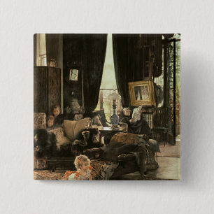 Verstecken James Tissots  , c.1880-82 Button