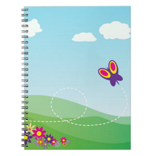 VERSTECKEN MIT SCHALTFLÄCHE UND BLUME NOTIZBLOCK