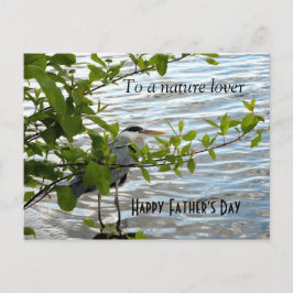 Verstecken Sie Heron! Postkarte