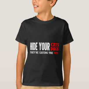 Verstecken Sie Ihre Katzen, die Trump 2024 wählen T-Shirt