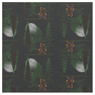 verstecken und nach Bigfoot im Wald suchen Stoff