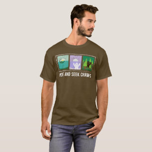 Verstecken verficht großen Fuß, Yeti, Nessie T-Shirt
