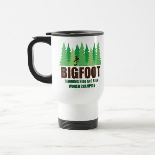 Verstecken-Weltmeister Bigfoots Sasquatch Reisebecher