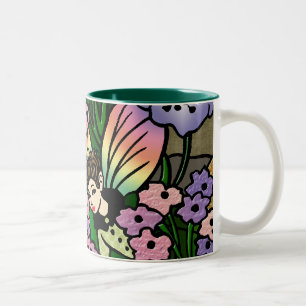 Versteckende Feen-Tasse Zweifarbige Tasse