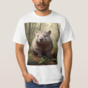 "Versteckt in Bush: Eine Aussie Wombat im Wilden" T-Shirt