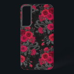 versteckt in den Rose Samsung Galaxy Hülle<br><div class="desc">Rose Blume,  Mäuse und Schlangen handbemalt in Ps und Illustrator,  nahtlos</div>