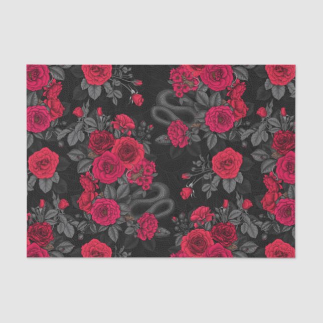 versteckt in den Rose Seidenpapier (Vorderseite)