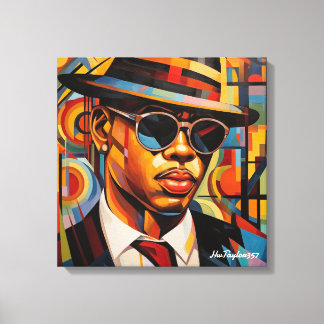 Versteckte Augen Leinwanddruck