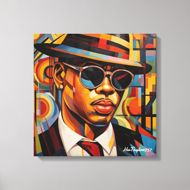 Versteckte Augen Leinwanddruck (Vorderseite)