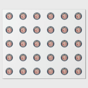 Versteckte Freiheit Patriotisch Patriotisch Optisc Geschenkpapier