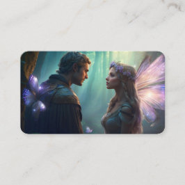 Versteckte Liebhaber des Lesezeichens der Waldgärt Visitenkarte