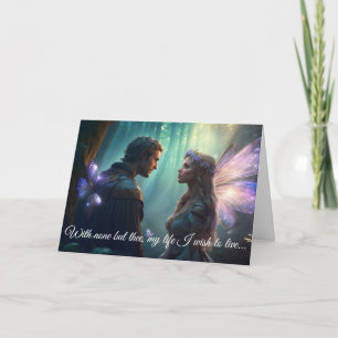 Versteckte Liebhaber des Waldgebiets Feiertagskarte