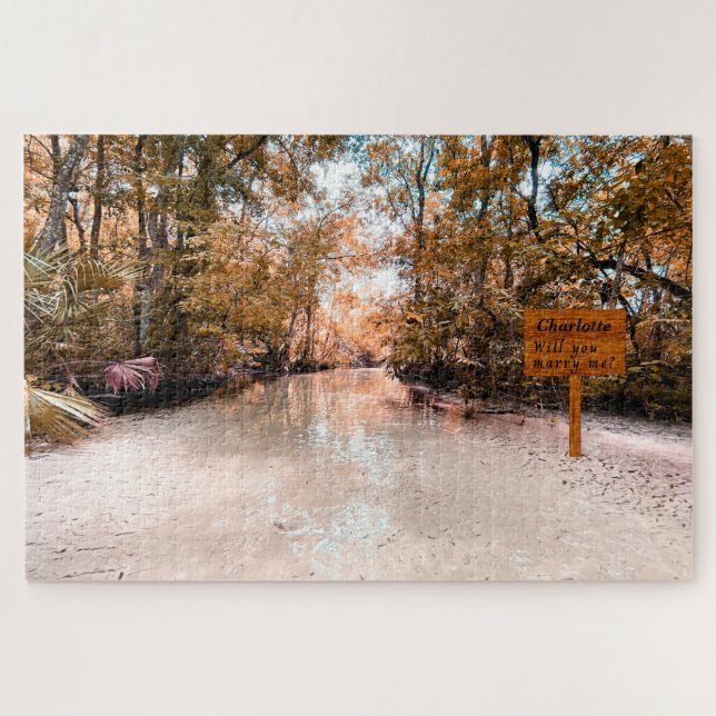 Versteckte Meldung Sonnenaufgang heiraten Mich Puz Puzzle (Horizontal)