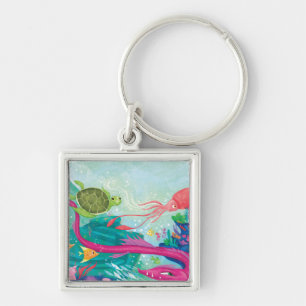 Versteckte Ozeanschätze Schlüsselanhänger