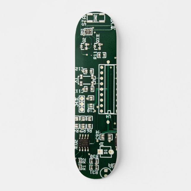 versteckte SchädelLeiterplatte Skateboard (Vorne)