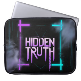 Versteckte Wahrheit - Neon Cyberpunk Design Laptopschutzhülle