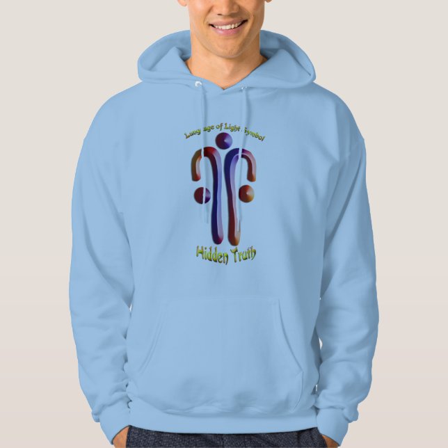 Versteckte Wahrheitsymbol-Kunst Hoodie (Vorderseite)