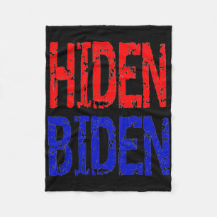 Versteckter Biden Sleepy Joe Lustig Pro-Trump Anti Fleecedecke