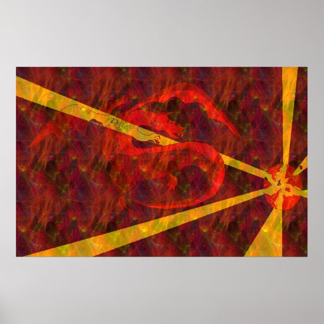 Versteckter Drache Poster (Vorne)