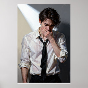 Versteckter Kummer in Licht und Schatten Poster