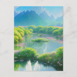 Versteckter Lippenteich Postkarte