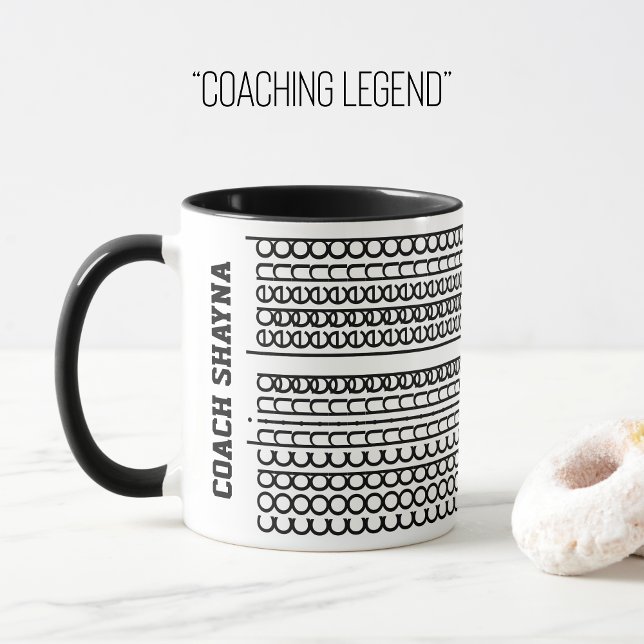 Versteckter Message-Individuelle Name Coachen Lege Tasse (Von Creator hochgeladen)