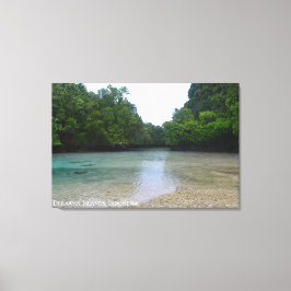 Versteckter Paradiesstrand Küstenlandschaft Reise Leinwanddruck