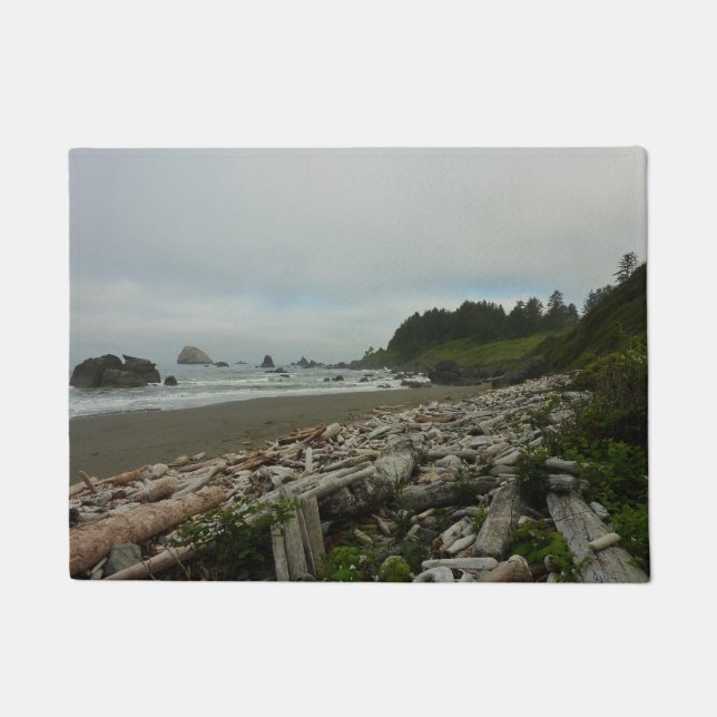 Versteckter Strand I im Redwood National Park Fußmatte (Vorderseite)