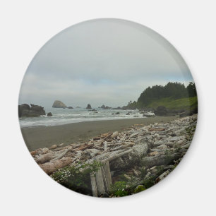 Versteckter Strand I im Redwood National Park Magnet