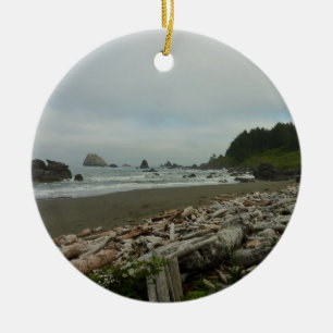 Versteckter Strand I im Redwood-Nationalpark Keramikornament