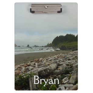 Versteckter Strand I im Redwood-Nationalpark Klemmbrett