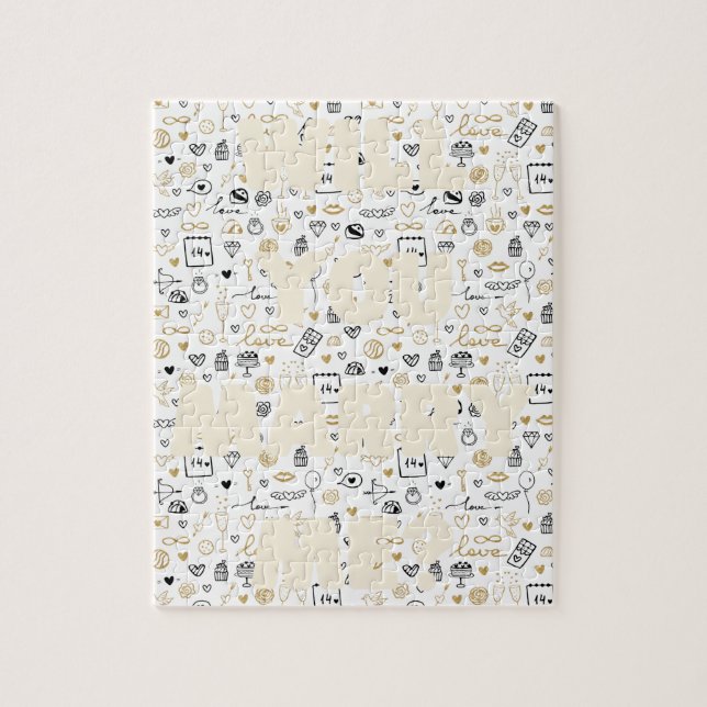 Versteckter Vorschlag Verlobung Jigsaw Puzzle (Vertikal)