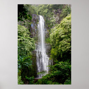 Versteckter Wasserfall Poster